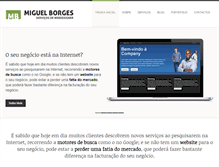 Tablet Screenshot of miguelborges.com
